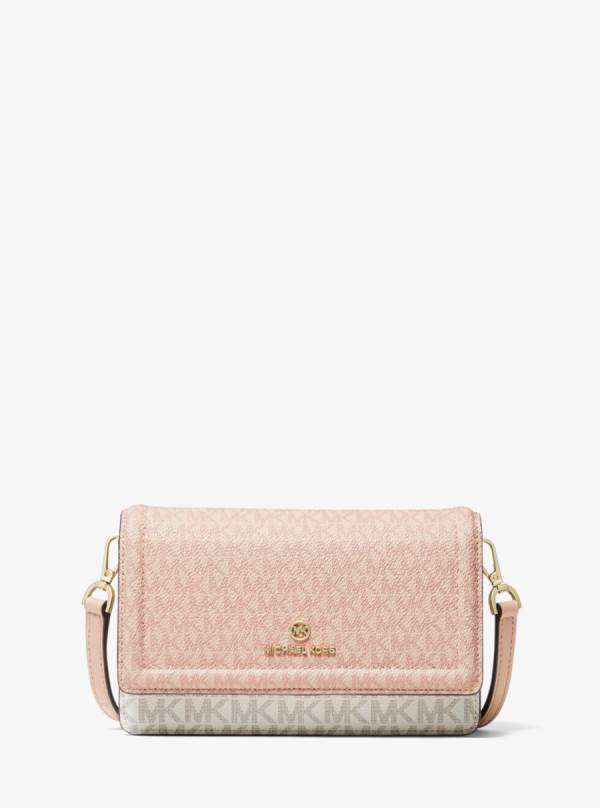 Damske Spojková Taška Michael Kors Jet Set Small Two-Tone Logo Smartphone Viacfarebný - Kabelky Michael Kors Akcia | OWIDQ-3106